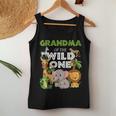 Grandma Of The Wild One Zoo Birthday 1St Safari Jungle Women Tank Top Unique Gifts