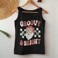 Groovy And Bright Christmas Santa Outfit 80S Retro Groovy Women Tank Top Funny Gifts