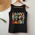 Groovy Daddy Retro Matching Family 60S 70S Dad Fathers Day Women Tank Top Personalized Gifts