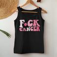 Groovy Fuck Cancer All Breast Cancer Awareness Women Tank Top Funny Gifts