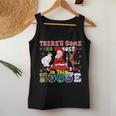 Groovy There's Some Ho Ho Hoes In This House Christmas Women Tank Top Personalized Gifts