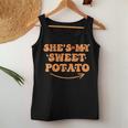Groovy Thanksgiving Matching Couples She Is My Sweet Potato Women Tank Top Unique Gifts