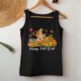 Happy Fall Y'all Gnome Pumpkin Truck Autumn Thanksgiving Women Tank Top Funny Gifts