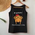 Happy Thanksgiving Tukey Friends Women Women Tank Top Personalized Gifts