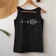 Heartbeat Volleyball Coach Husband Wife Appreciation Women Tank Top Unique Gifts