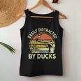 Hunting- Easily Distracted Ducks Hunter Dad Women Tank Top Unique Gifts