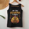 I'm The Grandma Turkey Thanksgiving Family 2023 Autumn Fall Women Tank Top Personalized Gifts