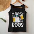 I'm Just Here For The Boos Ghost Drinking Halloween Beer Women Tank Top Unique Gifts