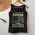 I'm A Mom Nana And A Veteran Nothing Scares Me Mother Day Women Tank Top Unique Gifts