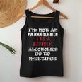 I'm Not An Alcoholic I'm A Drunk Alcoholics Go To Meetings Women Tank Top Unique Gifts