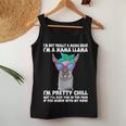 Im Not Really A Mama Bear Im More Of A Mama Llama Funny Women Tank Top Basic Casual Daily Weekend Graphic Funny Gifts