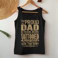 I'm A Proud Dad Of Awesome Tattooed Daughter Daddy Women Tank Top Unique Gifts