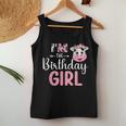 Im The Birthday Girl Farm Cow 1 St Birthday Girl Women Tank Top Weekend Graphic Unique Gifts