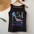 It's My 54Th Purple Shoe Crown Happy 54Th Birthday Women Tank Top Unique Gifts