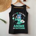 Just A Girl Who Loves Anime And Sketching Women Tank Top Unique Gifts