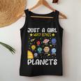 Just A Girl Who Loves Planets Solar Space Science Lover Girl Women Tank Top Unique Gifts