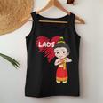 Laos Lao Laotian Proud Flag Traditional Dress Lao Sinh Girl Women Tank Top Unique Gifts
