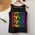 Lgbt Flag Proud Dad Free Mom Hugs Gay Lesbian Pride Rainbow Women Tank Top Basic Casual Daily Weekend Graphic Funny Gifts