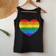 Lgbt Heart Rainbow Flag Gay Les Pride Support Lgbtq Parade Women Tank Top Unique Gifts
