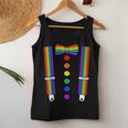 Lgbt Pride Gay Rainbow Tuxedo Suspenders Men Women Women Tank Top Unique Gifts