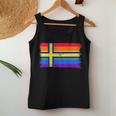 Lgbtq Rainbow Flag Of Sweden Swedish Gay Pride Women Tank Top Unique Gifts