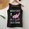 Lola Grandma Gift Worlds Best Lola Shark Women Tank Top Weekend Graphic Funny Gifts
