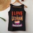 I Love My Lesbian Daughter Proud Lgbtq Mom Dad Parent Pride Women Tank Top Unique Gifts