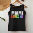 Maimi Gay Pride Lgbt Rainbow Love Florida Men WomenWomen Tank Top Unique Gifts
