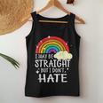 I May Be Straight But I Dont Hate Lgbt Pride Rainbow Women Tank Top Unique Gifts