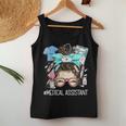Medical Assistant Ma Cma Nurse Nursing Messy Bun Doctor Women Tank Top Personalized Gifts