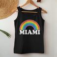 Miami Fl Gay Pride Women Men Rainbow Lesbian Lgbtq Lgbt Women Tank Top Unique Gifts