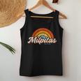 Milpitas California Ca Vintage Rainbow Retro 70S Women Tank Top Unique Gifts