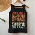 My Favorite Child - Most Definitely My Daughter-In-Law Funny Women Tank Top Basic Casual Daily Weekend Graphic Funny Gifts