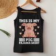 My Pig Pajama Women Pig Pjs Cute Pig Stuff Farmer Girl Women Tank Top Weekend Graphic Unique Gifts