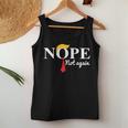 Nope Not Again Trump Saying Quote Women Women Tank Top Funny Gifts