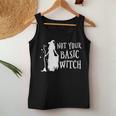 Not Your Basic Witch Halloween Costume Women Tank Top Unique Gifts