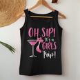 Oh Sip It Girls Trip Wine Party Travel High Heel Traveling Women Tank Top Funny Gifts
