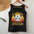 Opossum Never Underestimate A Girl With A Opossum Women Tank Top Unique Gifts