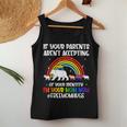 If Your Parents Arent Accepting Im Your Mom Now Lgbt Flag Women Tank Top Unique Gifts