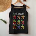 Pi Menu Tropical Fruits Funny Pi Day 314 Math Teacher Cute Women Tank Top Basic Casual Daily Weekend Graphic Funny Gifts
