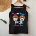 Pink Or Blue Uncle Loves You- Gender Reveal Thanksgiving Women Tank Top Unique Gifts