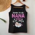 Pregnancy Announcement Soon To Be Nana Again 2024 Women Tank Top Funny Gifts