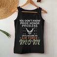 Pride Honor Priceless-Proud Air Force Mom Camouflage Army Women Tank Top Unique Gifts
