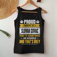 Proud Parent Of A Slovak Cuvac Dog Owner Mom & Dad Women Tank Top Unique Gifts
