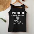Proud Us Coast Guard Mom Us Military Family 4Th Of July For Mom Women Tank Top Unique Gifts