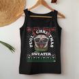 Pugly Christmas Sweater Ugly Pug Women Tank Top Unique Gifts