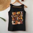 In My Pumpkin Spice Era Retro Autumn Thanksgiving Fall Y'all Women Tank Top Funny Gifts