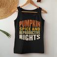 Pumpkin Spice And Reproductive Rights Fall Feminist Choice Pumpkin Women Tank Top Unique Gifts