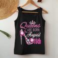 Queens Are Born On August 15Th Lion Queen Virgo Queen Girl Women Tank Top Unique Gifts