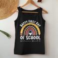 Rainbow Happy First Day Of Preschool Welcome Back To School Women Tank Top Unique Gifts